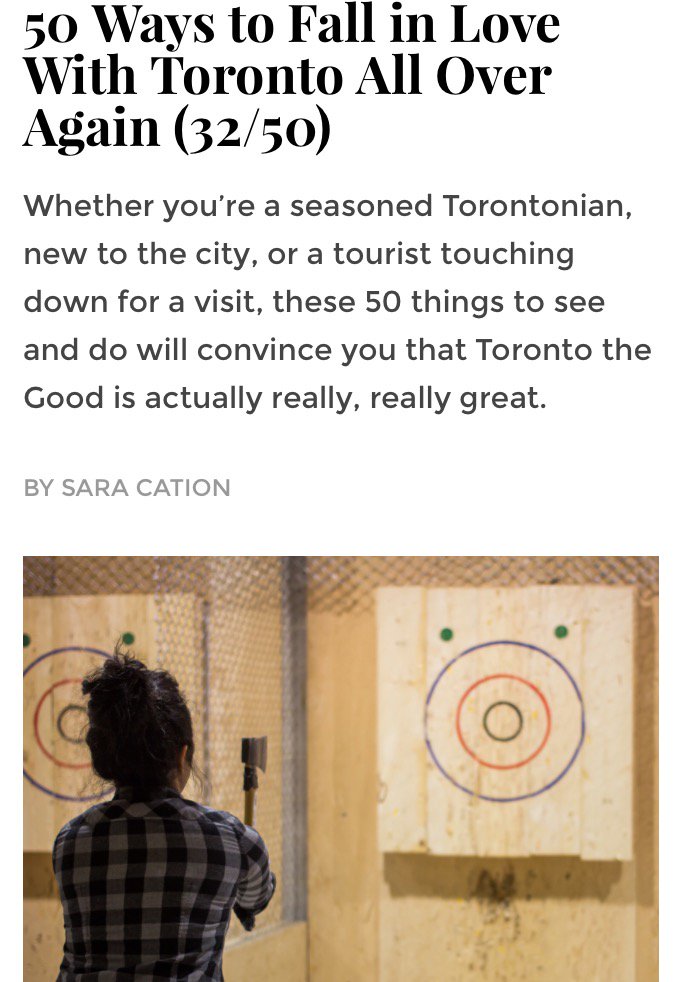 batlgroundsaxe's tweet photo. Got some love from @readersdigest !  Check out the article here: https://t.co/WyM0DOs65c #BATL #axethrowing #BATLTO https://t.co/o9vla5W5FG
