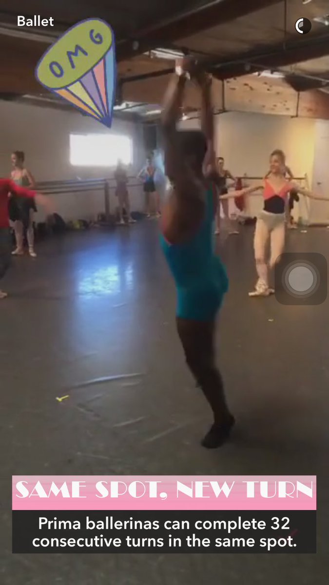 Once again thank you snapchat for spreading the word that dance isn't easy