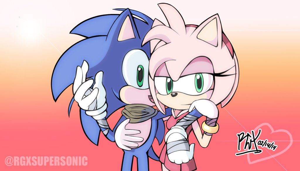 SonAmy Boom kiss by trueloveheart94 on DeviantArt