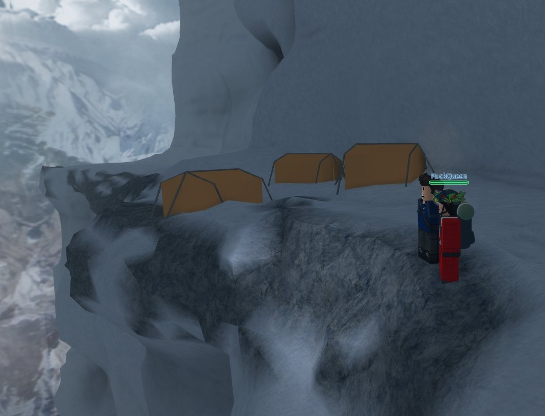 Puckmonster On Twitter Climbing The Highest Mountain In Roblox So Scared - mountain climbing roblox