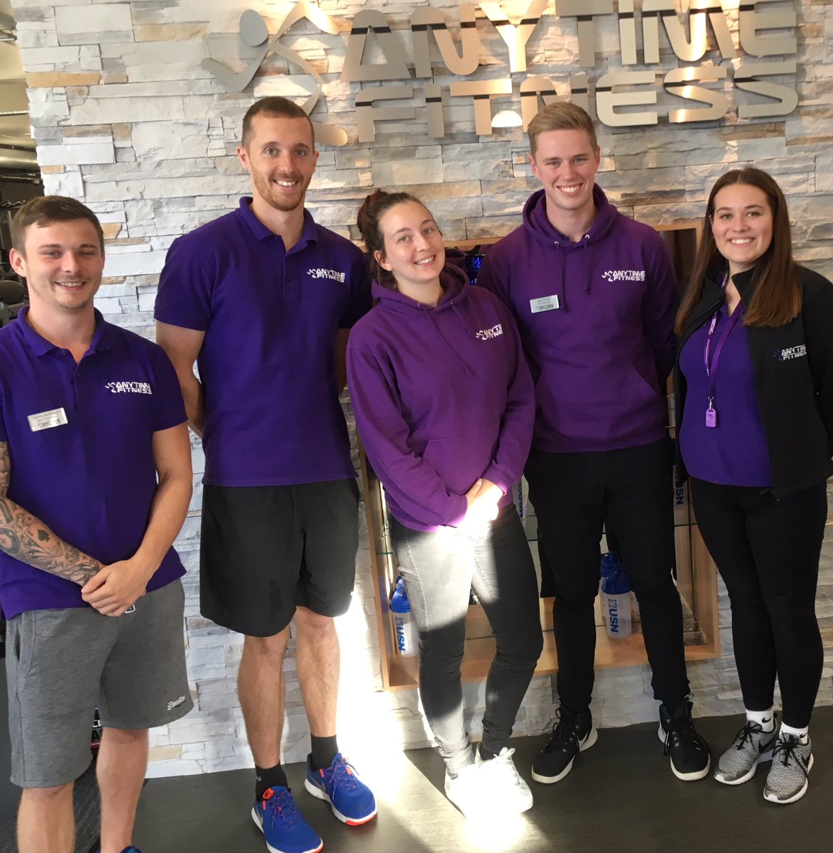 This is your anytime fitness team! We are always happy to help, so please don't hesitate to come and have a chat!