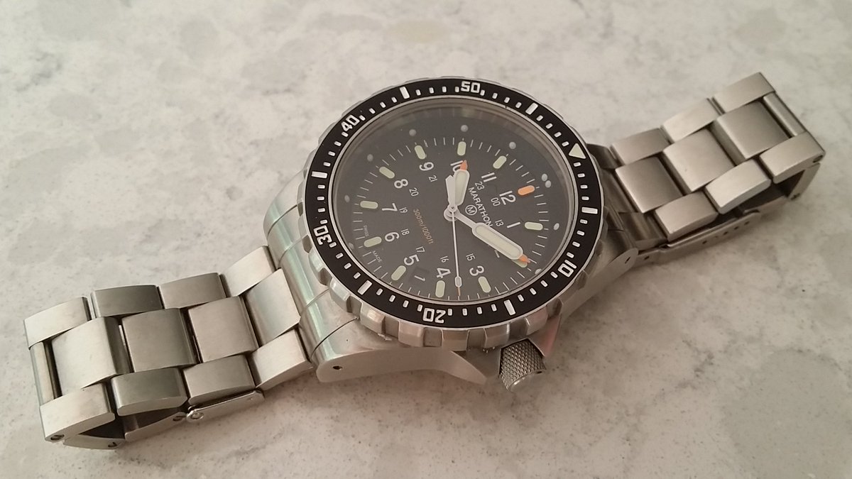 wcwatchcollect's tweet image. #Marathonmonday pre-owned #MarathonWatch #JSAR on Marathon #stainlesssteelbracelet #milspec #divewatch #searchandrescue #jumbodiver