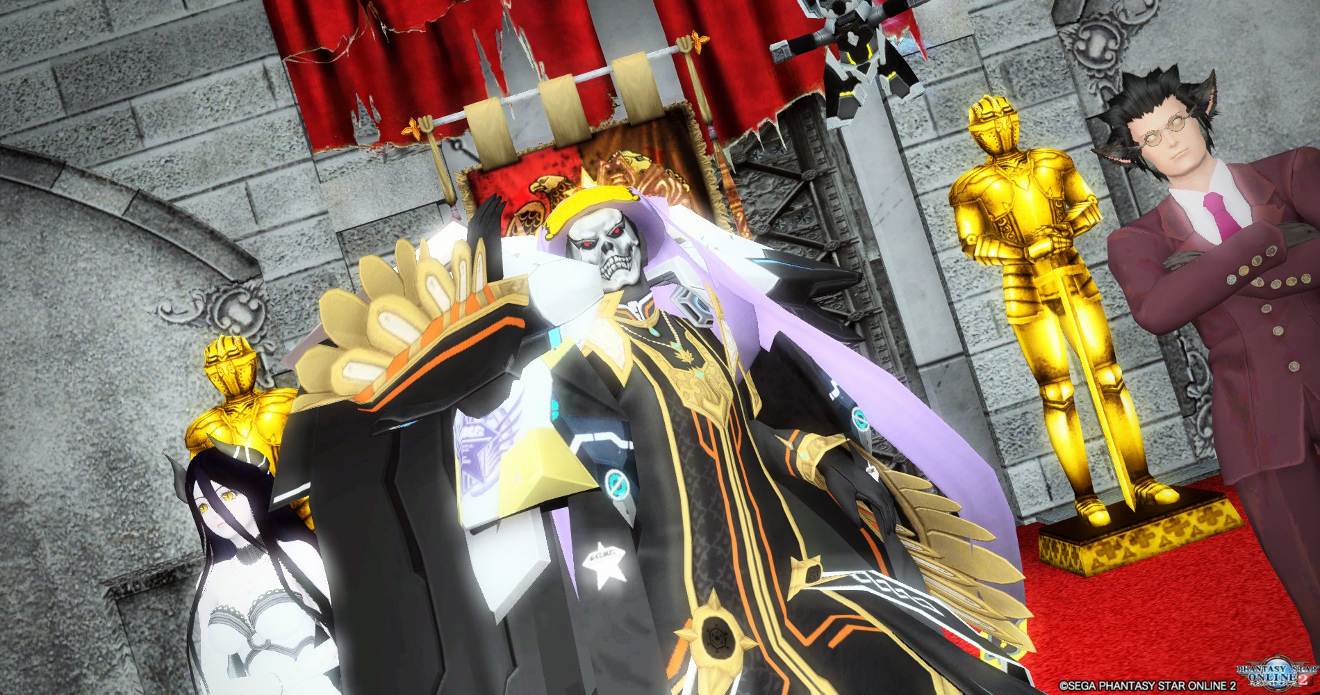 O Xrhsths ラセン ﾟ ﾟ Sto Twitter Overlord Pso2 さぁっ ｱｲﾝｽﾞ ｳｰﾙ ｺﾞｳﾝの名を不変のものとせよ ﾁﾑﾒﾝとオーバーロードのコスプレ中 ものすごくたのしい 笑 誰か ｱｲﾝｽﾞの赤い玉の案ないですか