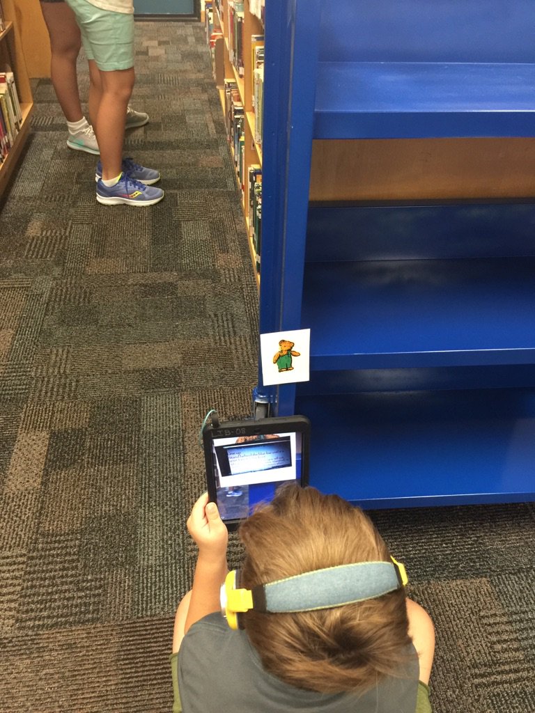 RedmillLMC's tweet photo. Fun way to complete library orientation using Aurasma. #weareVBschools @RMESprincipal https://t.co/EwbR608KPO