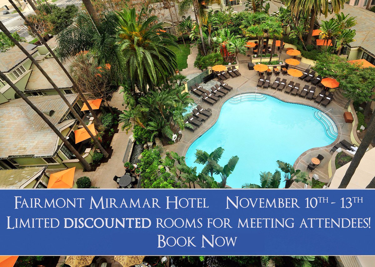 Don't forget to register for the Meeting in Santa Monica! bit.ly/Santa_Monica_R… Book your discounted room at: bit.ly/MiramarDiscount