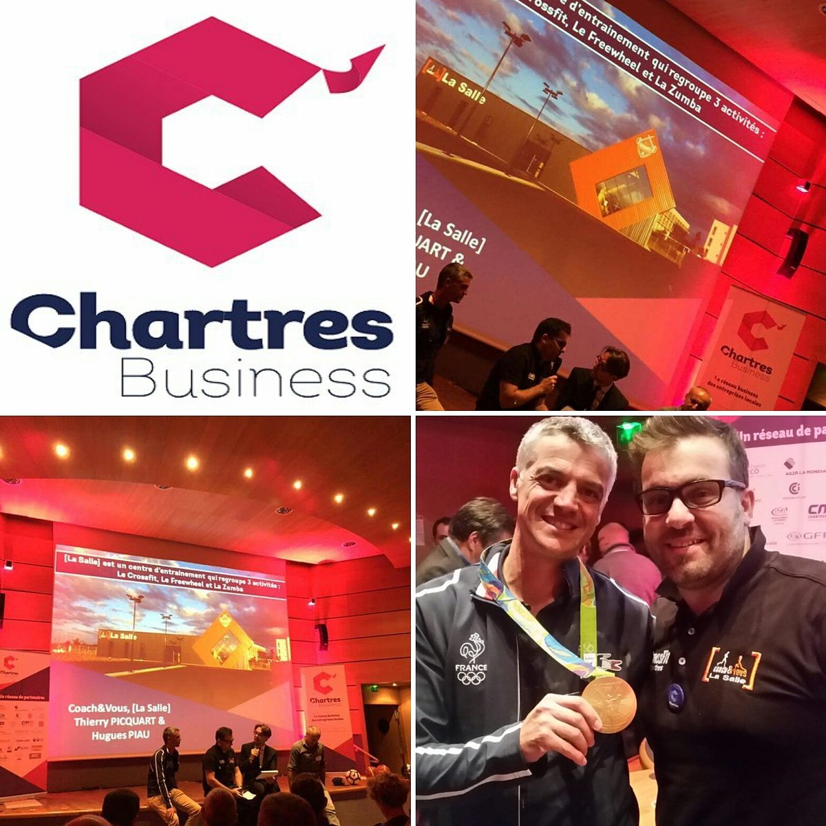 Lancement @CChartresBusi 03Oct16 sur le thème du Sport et de l'entreprise #CChartres