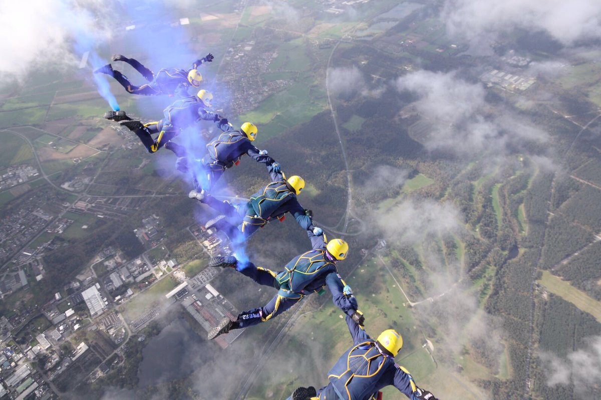 The Tigers Army Parachute display Team tweet media