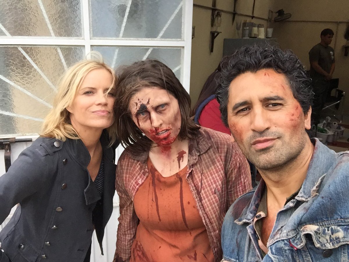 aLocalGyro's tweet image. This is what 7 months on Fear the Walking Dead can do to you. Thats a wrap on Season 2! #ftwd #FearTWD #iwokeuplikethis @KimDickens