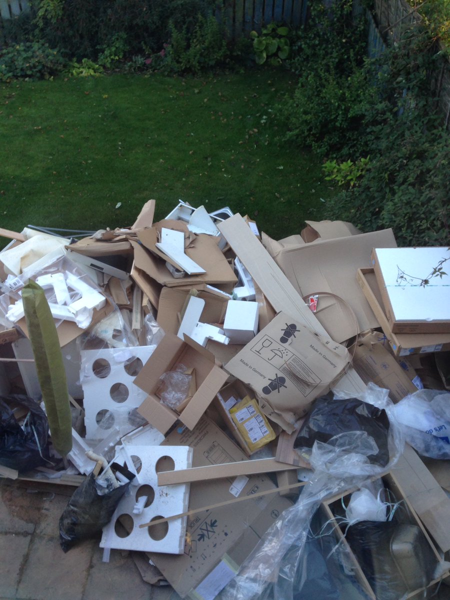 <a href="/WrenKitchens/">Wren Kitchens & Bedrooms</a> this is my garden for the last 8 days!!!! No sign of your guys removing this!!