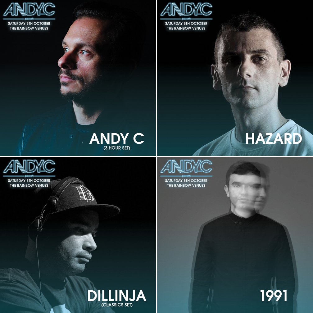 made_festival's tweet photo. This Saturday for the DnB crew @ANDYC_ram @djhazard_playaz @DillinjaValve @1991_Music + more @rainbowvenues #AndyCPresents https://t.co/hycAn2ybNZ