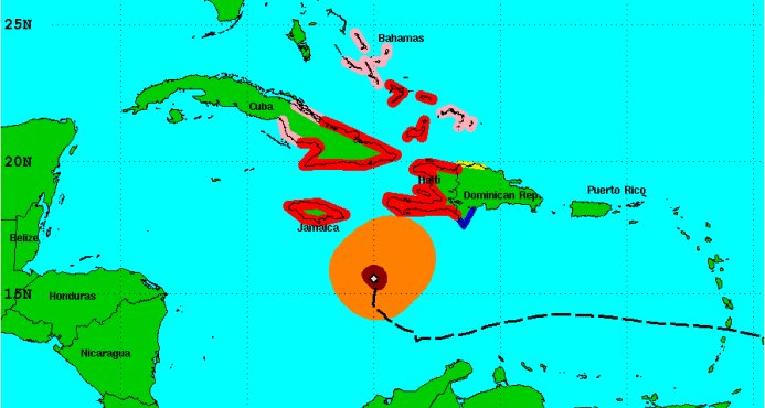 El poderoso huracán Matthew descargará su furia esta noche sobre Haití -  elmunicipal.com.do/?p=9387