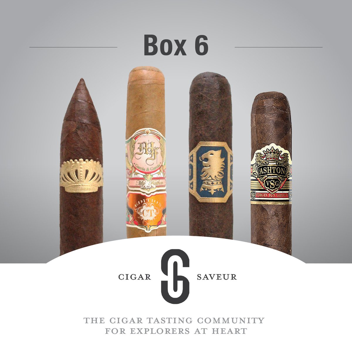 CigarSaveur's tweet image. Cigar Saveur's October cigar tasting box! #allpremium #cigarofthemonthclub