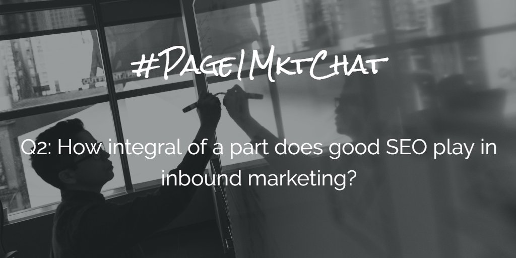 Page1Solutions's tweet image. Q2: How integral of a part does good SEO play in inbound marketing? #Page1MktChat