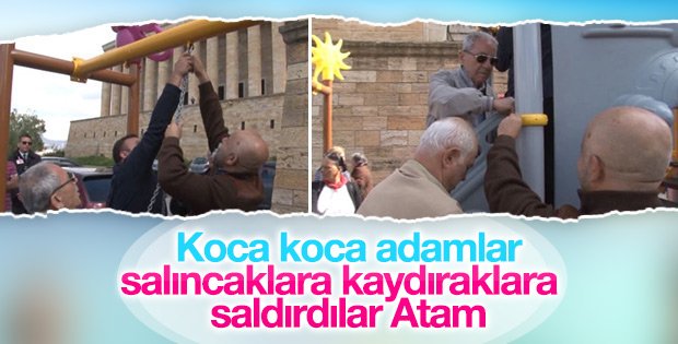 #DünyaÇocukGünü vesilesi ile Anıtkabir bahçesindeki çocuk parkını söken eşşek kadar herifleri "en kalbi duygularımla" anıyorum.
