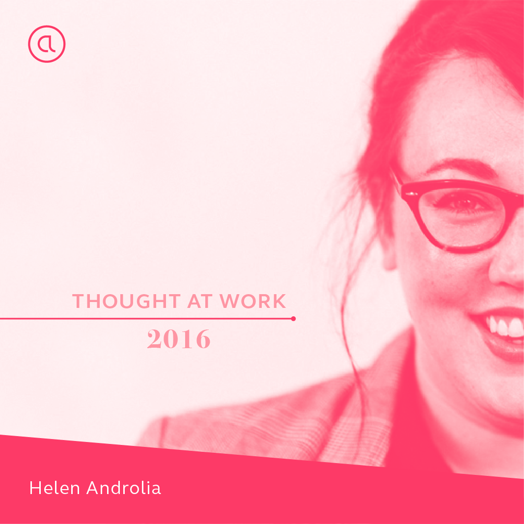 TAW_RIT's tweet photo. Introducing one of our 2016 speakers: Helen Androlia! Helen will examine how you can create your own job title and build your own dream job. https://t.co/fGAc3IgPV4