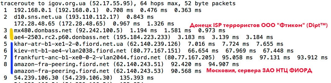 moymosk's tweet image. Народ, ну вы серьезно? Трассировка igov.org.ua и сайта горисколкома krm.gov.ua  #SatelliteService #Краматорск