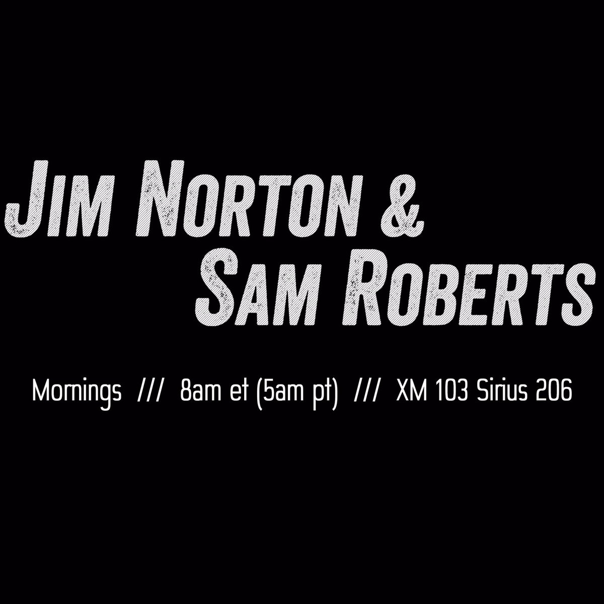 notsam's tweet image. No more soft launch. I'm excited. @jimnorton and me in the morning starting tomorrow.