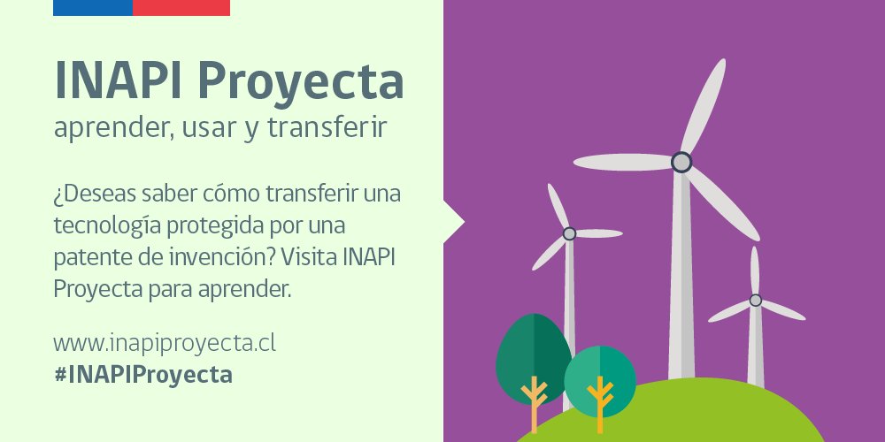 inapichile's tweet photo. Si deseas aprender cómo se puede transferir tecnología al mercado, visita la plataforma en línea #INAPIProyecta en https://t.co/nLuzEgagw9 https://t.co/ZiRQ2vHuod