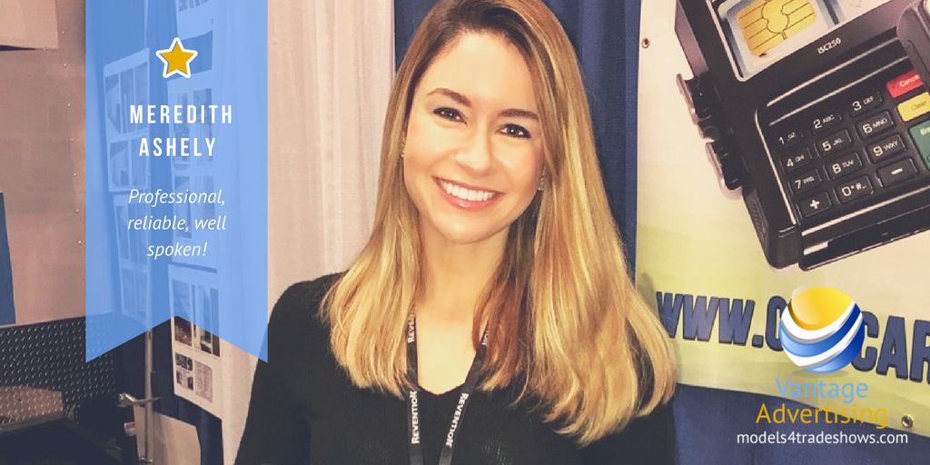 VantageAdv's tweet photo. This weeks #ModelMonday goes to our model Meredith. Great job at #FLRestShow. Want to hire Meredith? Get her rates: https://t.co/3xH7dN1COR https://t.co/Wthhy78H2p
