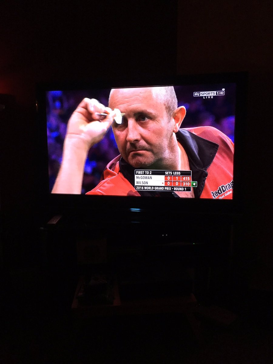 Didn't realise Gary McAllister had taken up darts #lovethedarts