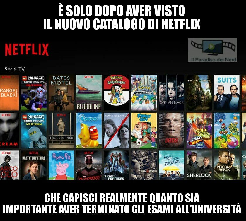 ParadisoNerd's tweet photo. #Netflix #NetflixSaveScream #NetflixNuovoCatalogo #Universitario https://t.co/0f2w93MDos