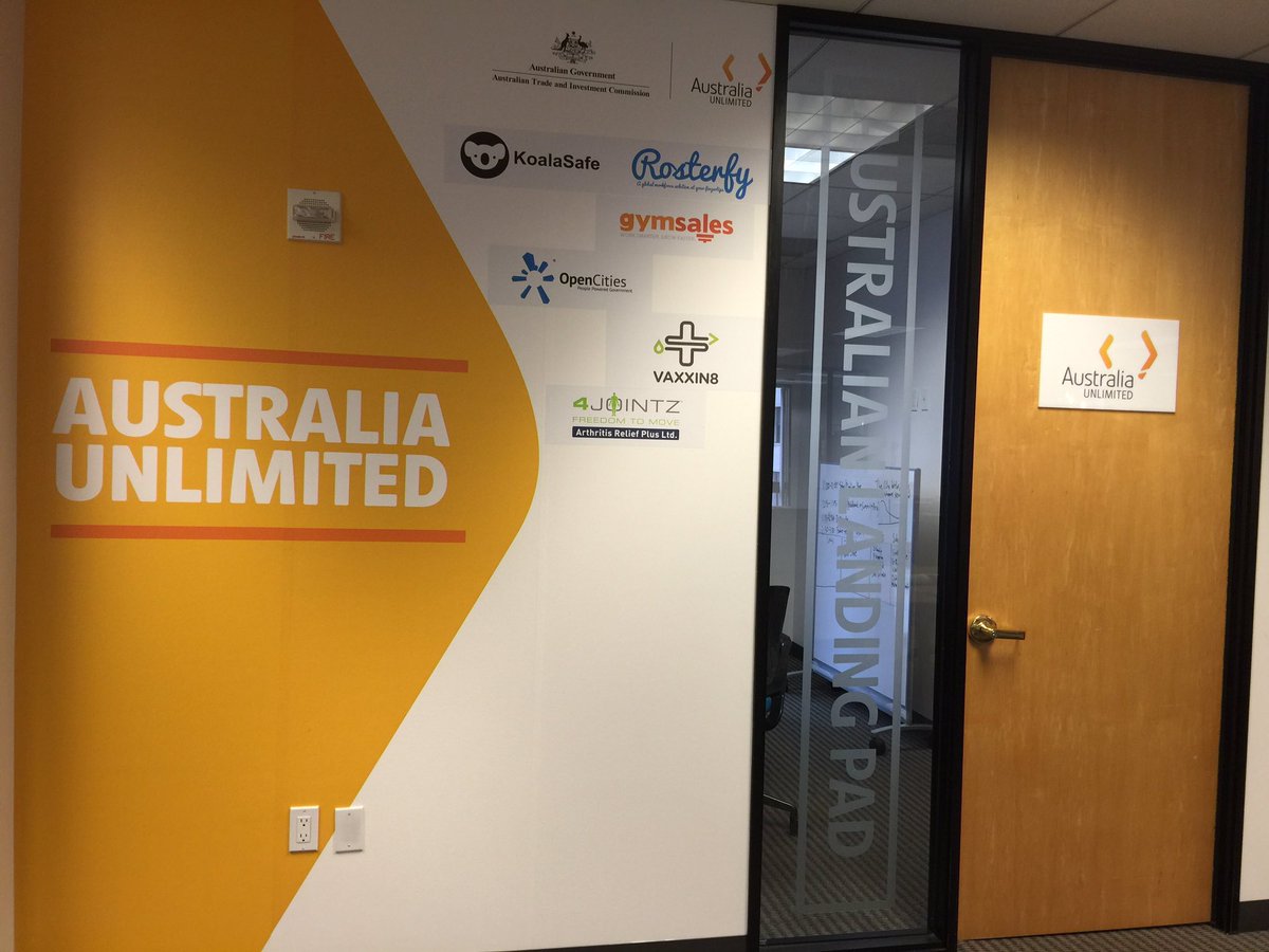 ClorisLong's tweet photo. @LandingPadsAU lots of energy at #SanFranLP and great to see the 1st Oz cohort doing well. Thank you @AustradeUSA for the visit. https://t.co/WetYiQP0sg
