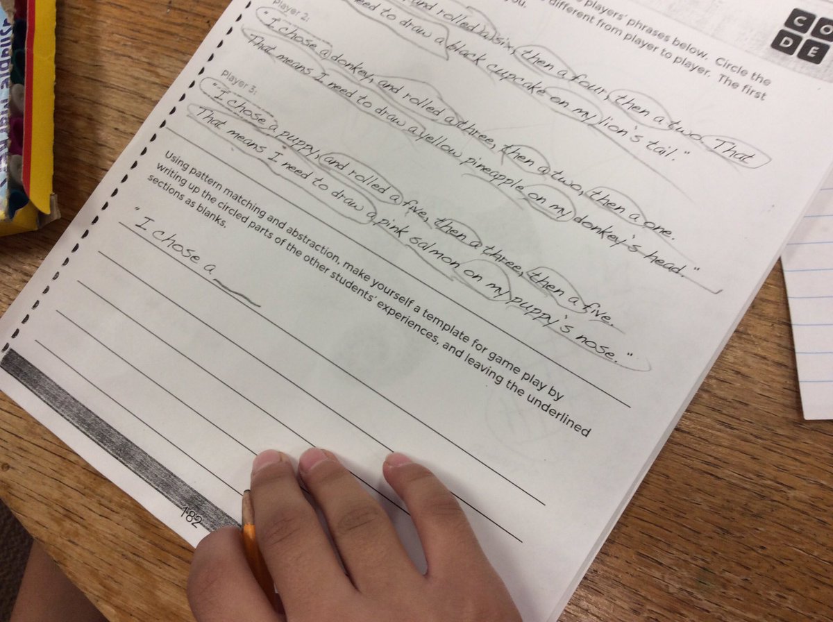 jkeegan_edu's tweet image. Writing algorithms for The Game With No Instructions #codingmonday #computationalthinking #goingtobesogoodatcomputers #programming @codeorg