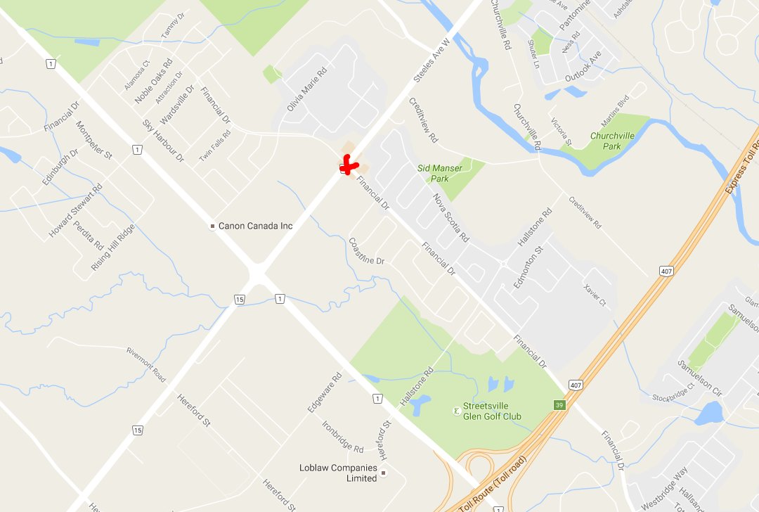 Peel Regional Police on Twitter "Steeles Ave has been closed completely between Mississauga Rd