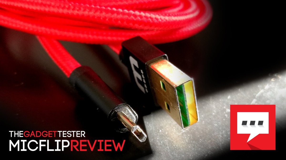 TheGadgetTester's tweet photo. Available now on #youtube: We review the #Micflip reversable #USB cable @ https://t.co/bInCDfJY4n #gaming #android #pcgaming #smartphone https://t.co/dy594l6FPl