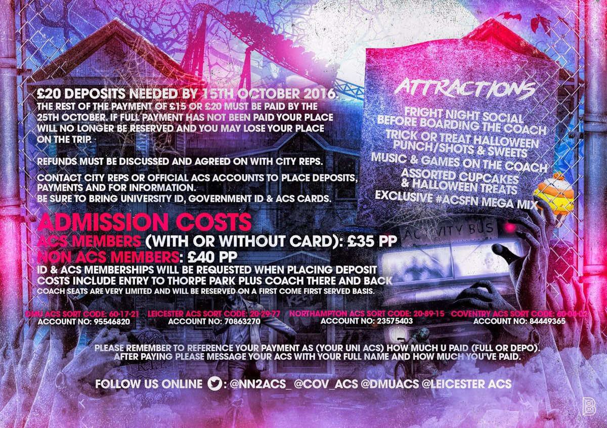 Cov_ACS's tweet photo. Deposits for the #ACSFrightNight are now being taken!!! 40 spaces left! https://t.co/mGq4jD41hX