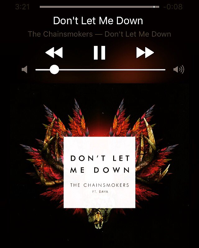 LBDMo_'s tweet photo. "Don't let me down down down" 🎶 #TheChainsmokers https://t.co/J3cDLBhGtX