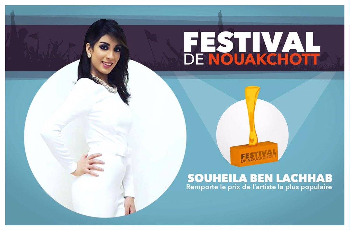 SuhilaBnLachhab's tweet photo. قريبا سهيلة بن لشهب في مهرجان نواكشوط الدولي 👧
#SouhilaBenLachhab https://t.co/9zvfXVFI2U