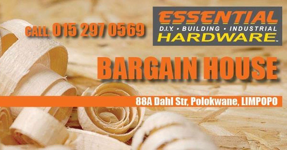 BH_plk's tweet photo. Call Bargain House Today! #BargainHouse #EssentialHardware #Hardware #DIY #Electrical #Plumbing #Polokwane #Limpopo #SouthAfrica #CallUs https://t.co/Lm4OpxywcZ
