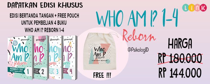 Paket Who Am I? Reborn 1-4 >> bit.ly/2dLLnNu Edisi TTD + Free Pouch <a href="/lintas_kata/">Lintas Kata</a>
