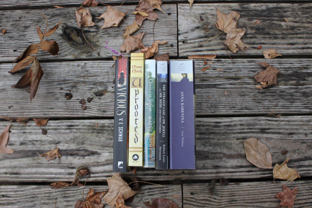 AleatoricAJ's tweet photo. Hello, Fall! And October TBR https://t.co/IMShf4BTrc https://t.co/u57880kqIQ
