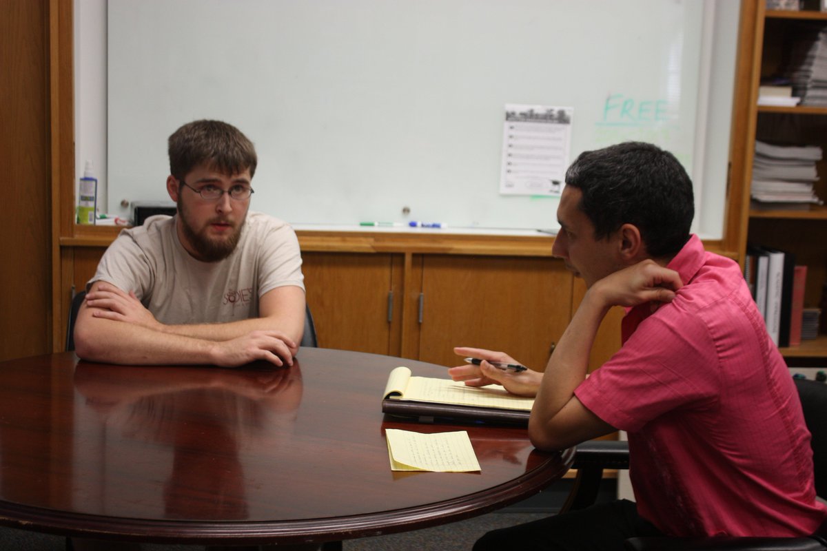UNT Bio Chem major Stephen Robinson, "UNT caught my eye because they are veteran friendly." #shadesofgreen #humansofUNT #MSOJ2000