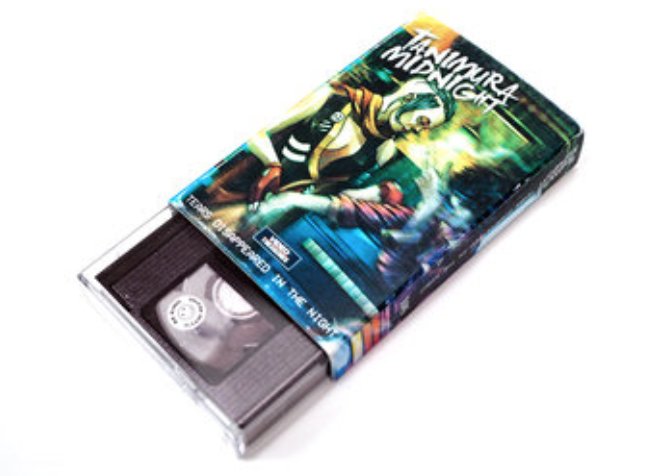 TanimuraZero's tweet photo. First full-length available for pre-order! Mock #vhs #cassettes #dark #synthwave > https://t.co/Rq940nqB8P #japan https://t.co/pvnWwgE8VK