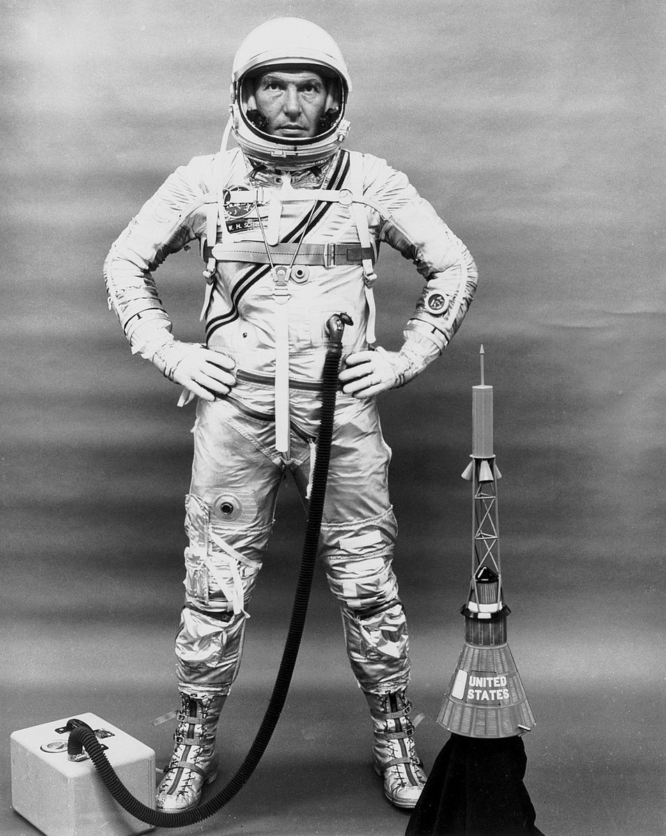 SomethingAstro's tweet image. Wally Schirra #OTD in 1962 Launched atop of Mercury-Atlas 8.