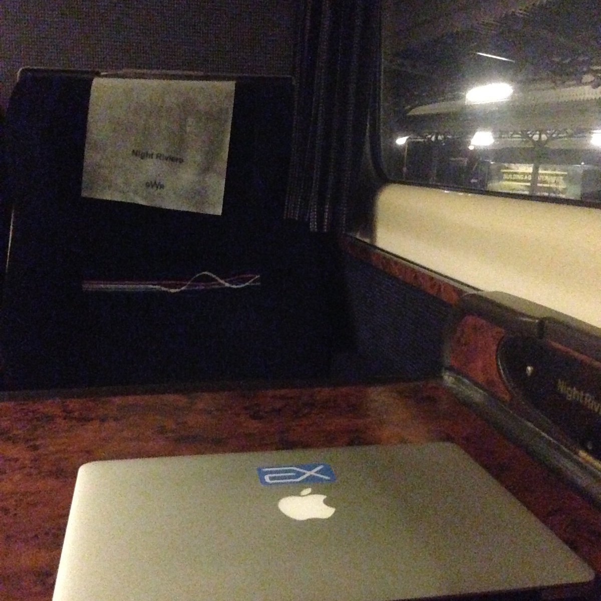 The trip to Cornwall for <a href="/pitchatpalace/">Pitch@Palace</a> begins!  #sleepertrain #startuplife
