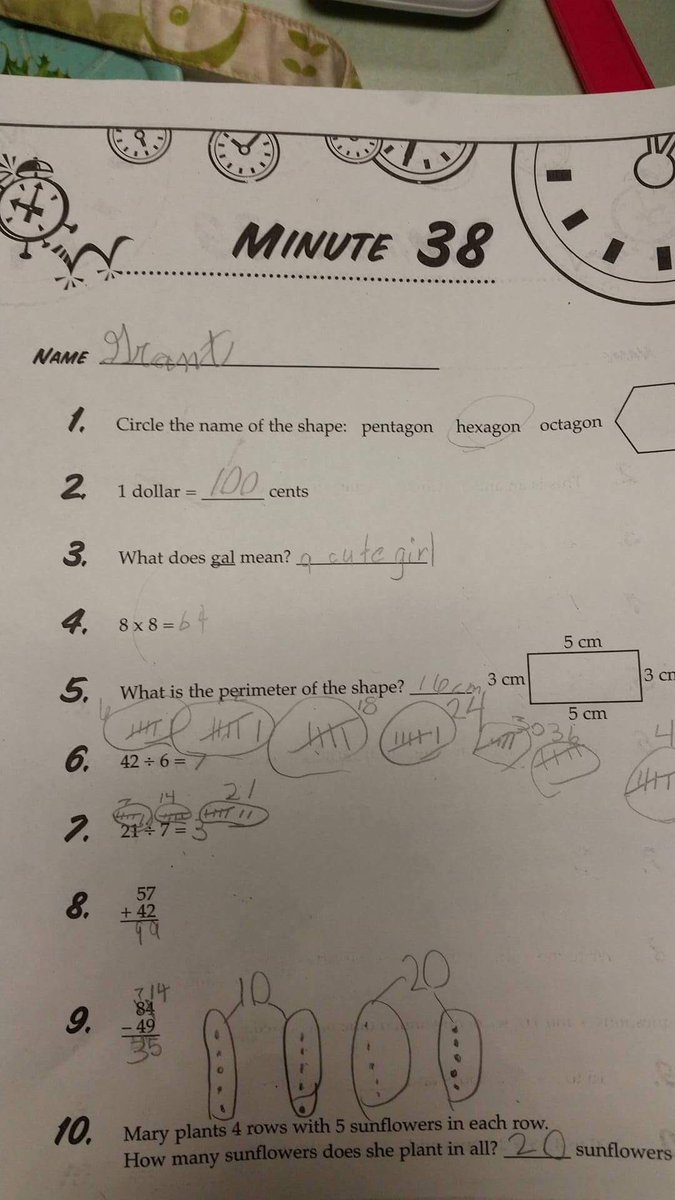 katiemac4545's tweet photo. When you nine your old brother has math all figured out. 😂 question 3. https://t.co/2fdqUDEVMo