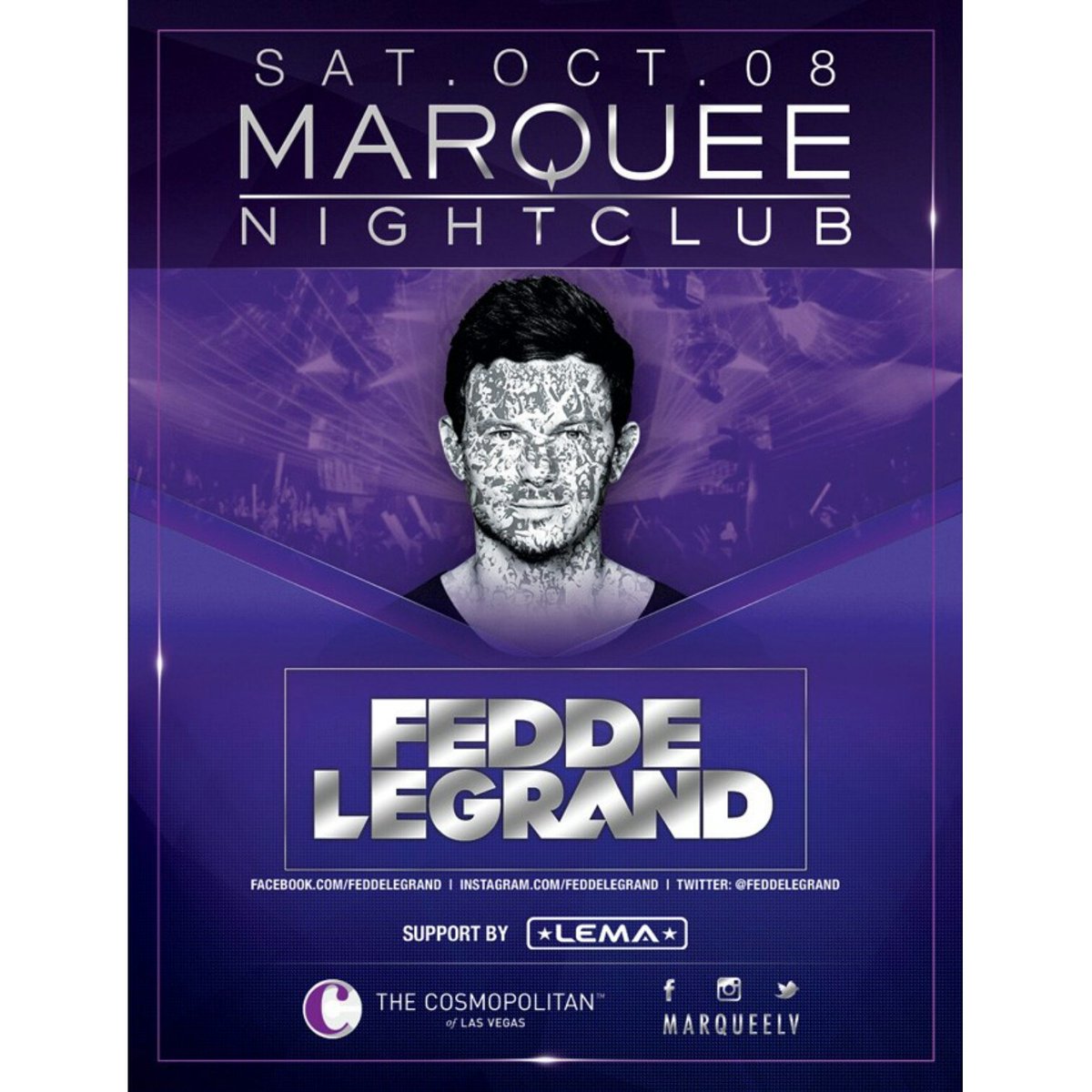 _aaronkmiller's tweet photo. Fedde Le Grand returns to Marquee Las Vegas for a special DJ set on Saturday October 8! https://t.co/KSYDHLTyji