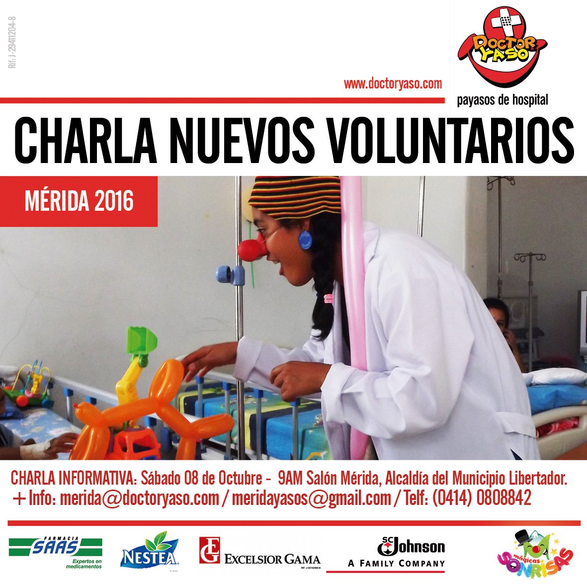 meridayasos's tweet photo. @MiMerida_ve ¡Atención #Mérida! Charla #NuevosVoluntarios Sábado 08/10 9AM en Alcaldía del Municipio Libertador https://t.co/UNteylOedG