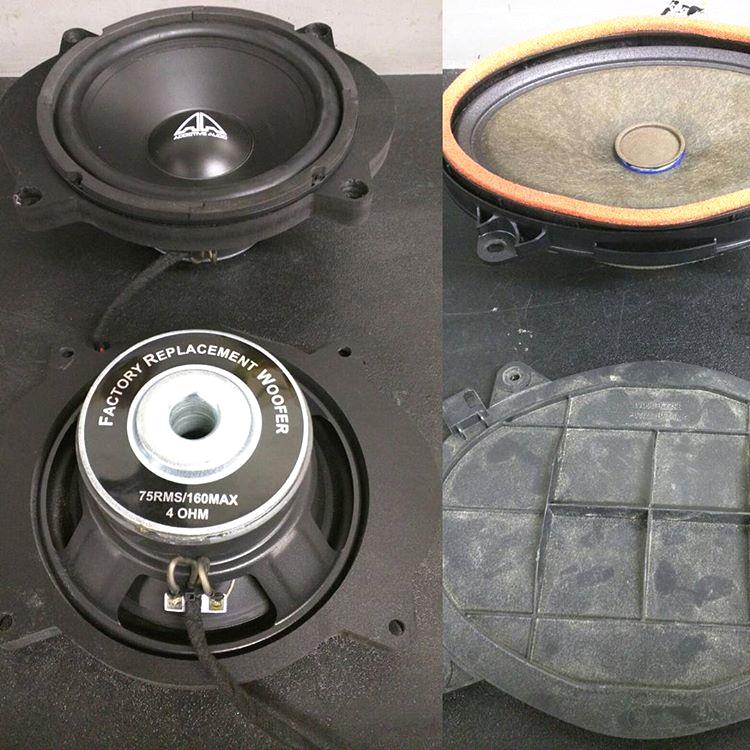 car_stereo_org's tweet image. repost from @alteredmotoring
8" in place of factory 6*9 #Toyota #Fossaudio #tesatape #factoryfit #addictiveaudio 
be sure to follow us for