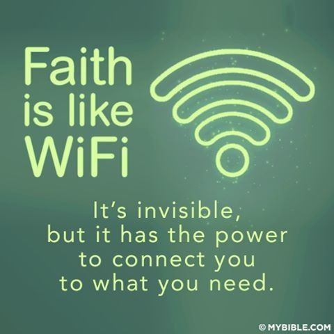 Hinihinga na natin ang WiFi ngayon. Sana pati FAITH din. Don't let it out of your system.