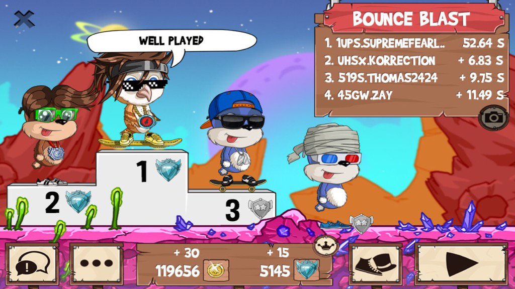 1upsfearless's tweet image. All those guys just got washed | Gg! #1ups #funrun2 #Korrection #Thomas2424 #zay