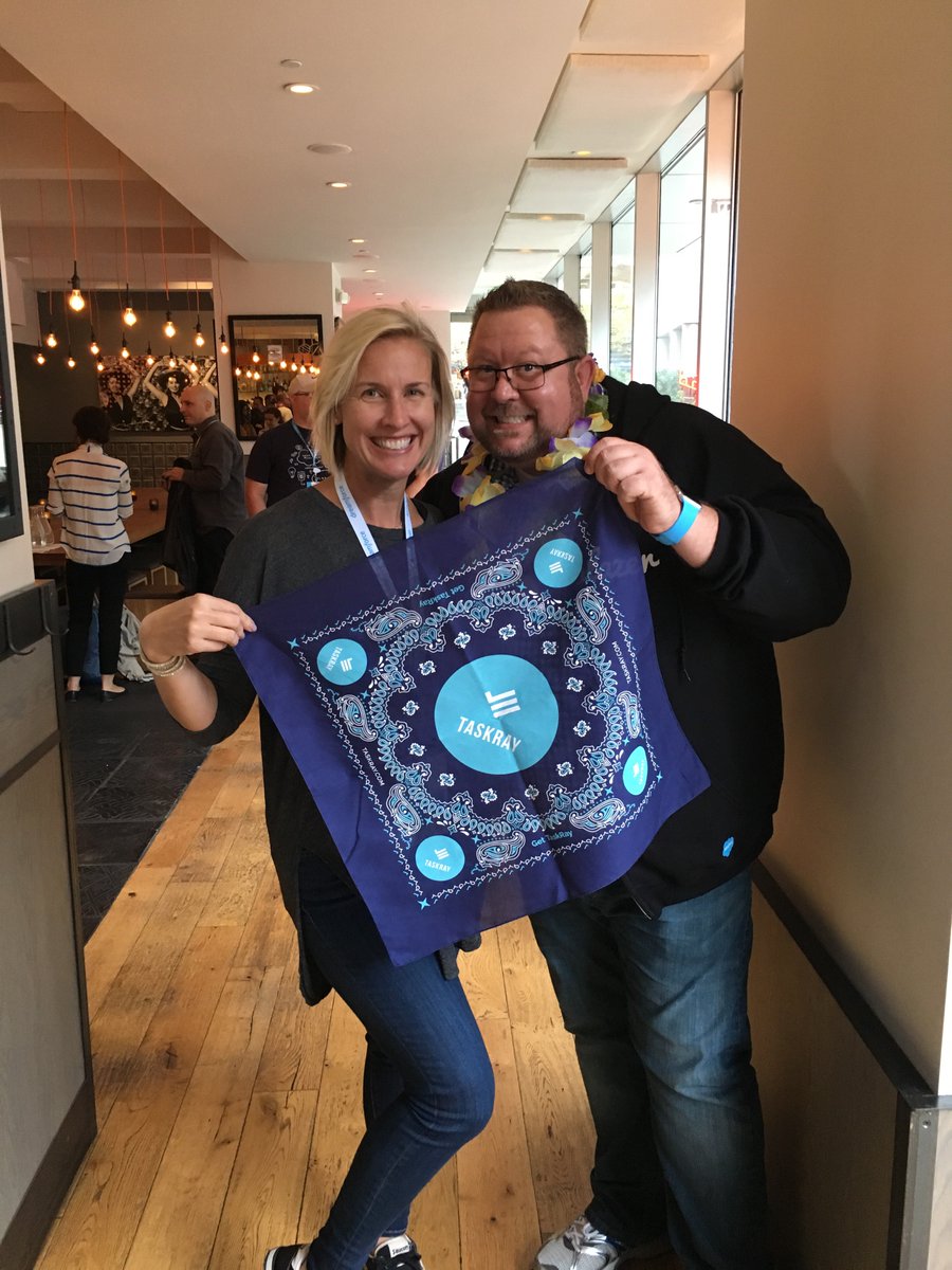 Admin Track Presenter’s Party - <a href="/blakelygraham/">Blakely Graham</a> &amp; <a href="/MikeGerholdt/">Mike Gerholdt</a>  Getting the party started. #DF16
