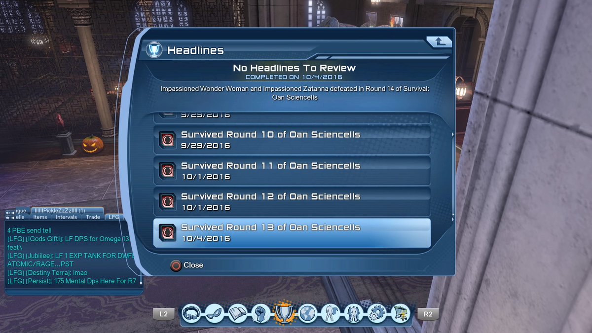 NuWarcraft's tweet photo. Round 13 beat. Select Few - US(PS). #SFDead. @DCUO https://t.co/LrZ1xDo8gW