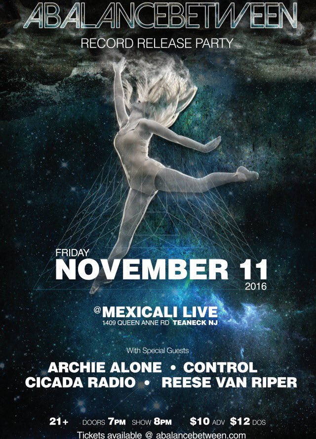 #transcendence #recordreleaseshow at @mexicalilive 11/11 featuring @ArchieAlone @listentocontrol @cicadaradio1 @reesevanriper