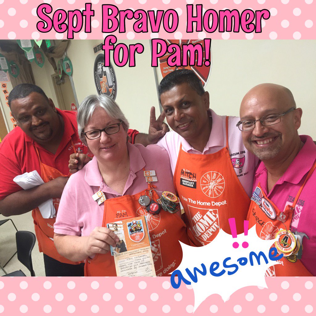 rwm4fsu's tweet photo. Pam earns Homer for Sept Bravo program. She rcvd bravo from Andrea for being a supportive DS. Nice! 👏😀@Chriscwarnold https://t.co/L8mPOyE8w5