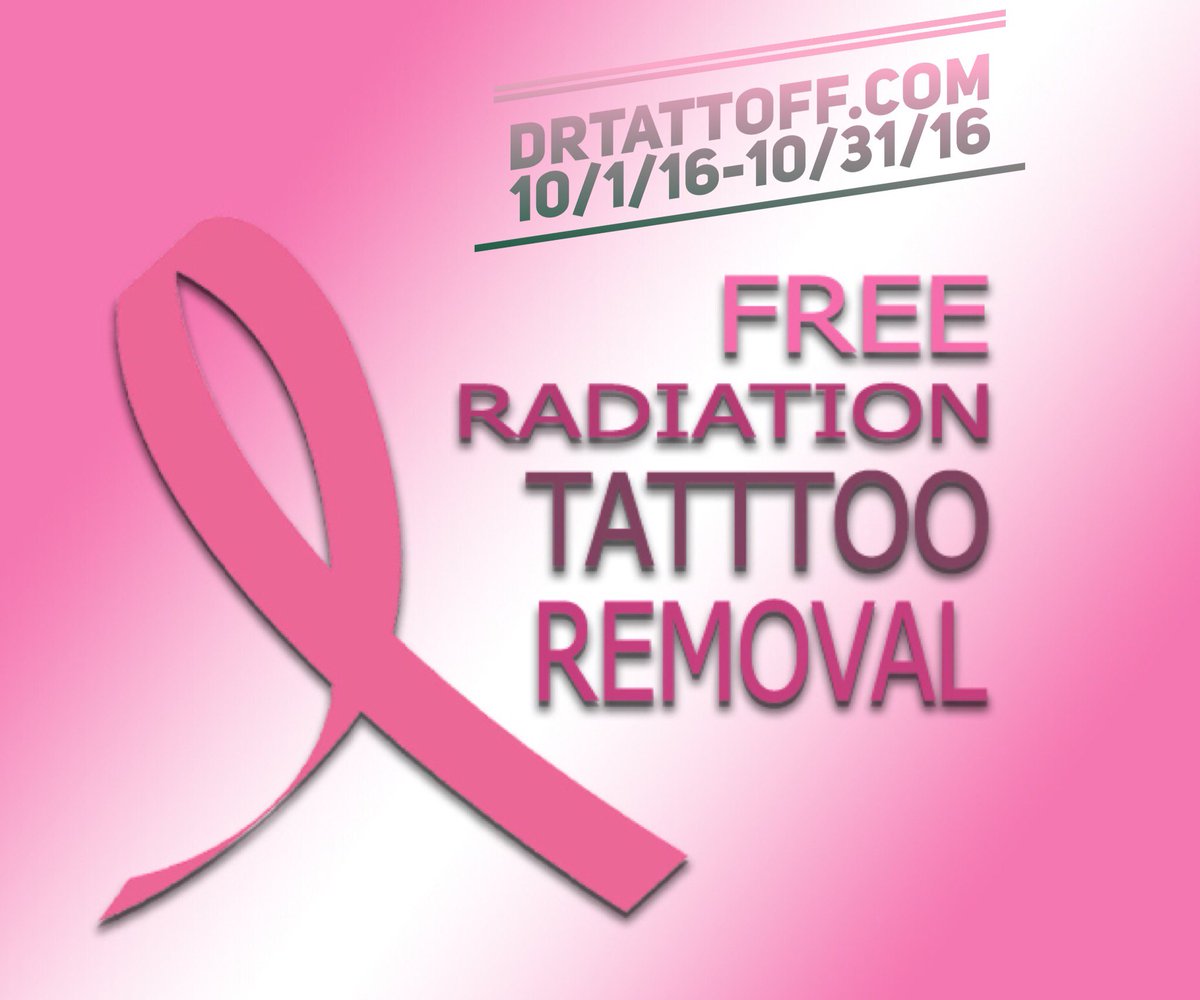 DrTattoff's tweet photo. Breast Cancer Awareness month. Please spread the word! https://t.co/eTixCTrRnC #breastcancersurvivors #drtattoff #freetattooremoval https://t.co/Ei69AbYTuu